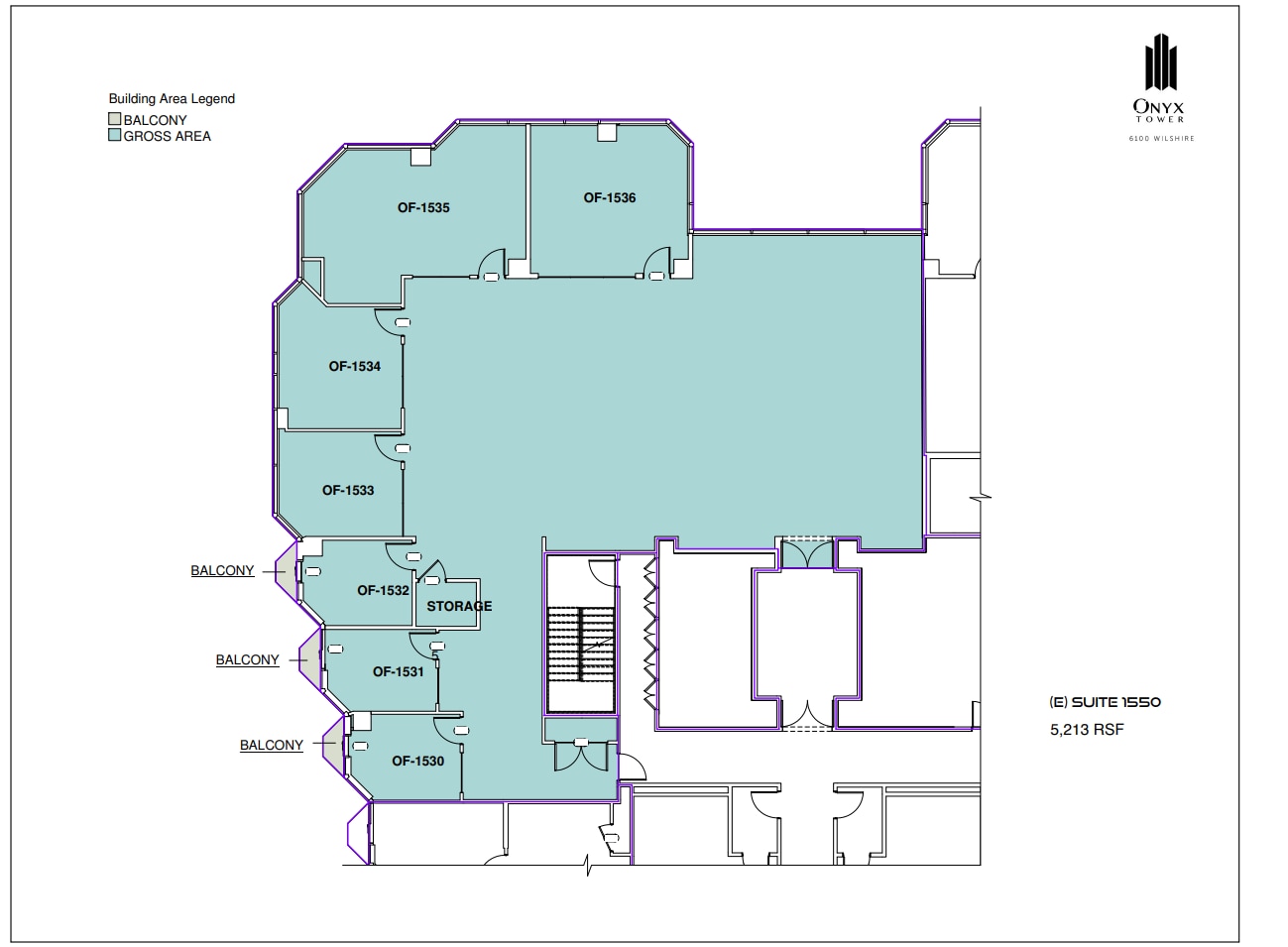 6100 Wilshire Blvd, Los Angeles, CA à louer Plan d’étage– Image 1 sur 1