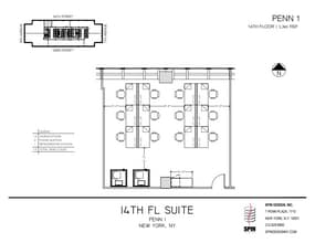 PENN 1, New York, NY à louer Plan d’étage– Image 1 sur 1