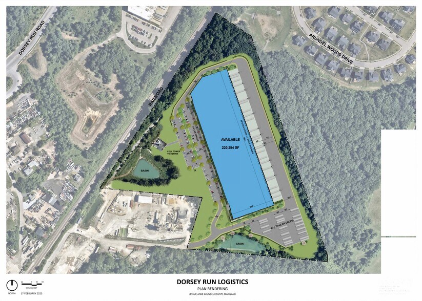 7559 Old Jessup Rd, Jessup, MD à louer - Plan de site – Image 2 sur 2