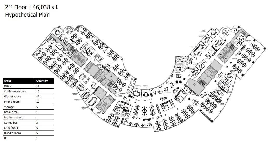 5000 Birch St, Newport Beach, CA à louer Plan d’étage– Image 1 sur 1