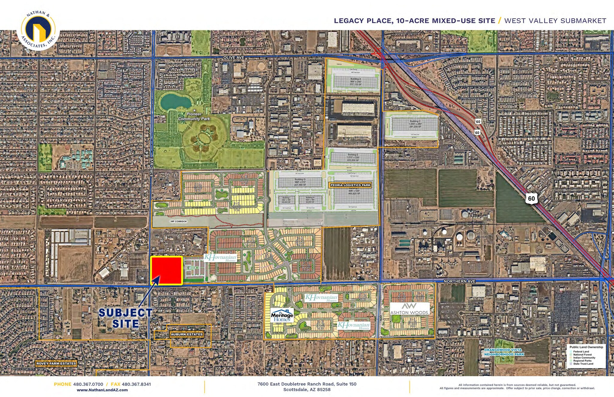 8119 N 83rd Ave, Peoria, AZ à vendre Plan de site– Image 1 sur 4