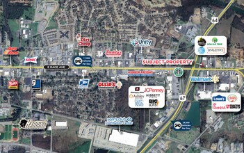 3500 E Race Ave, Searcy, AR - VUE AÉRIENNE  vue de carte