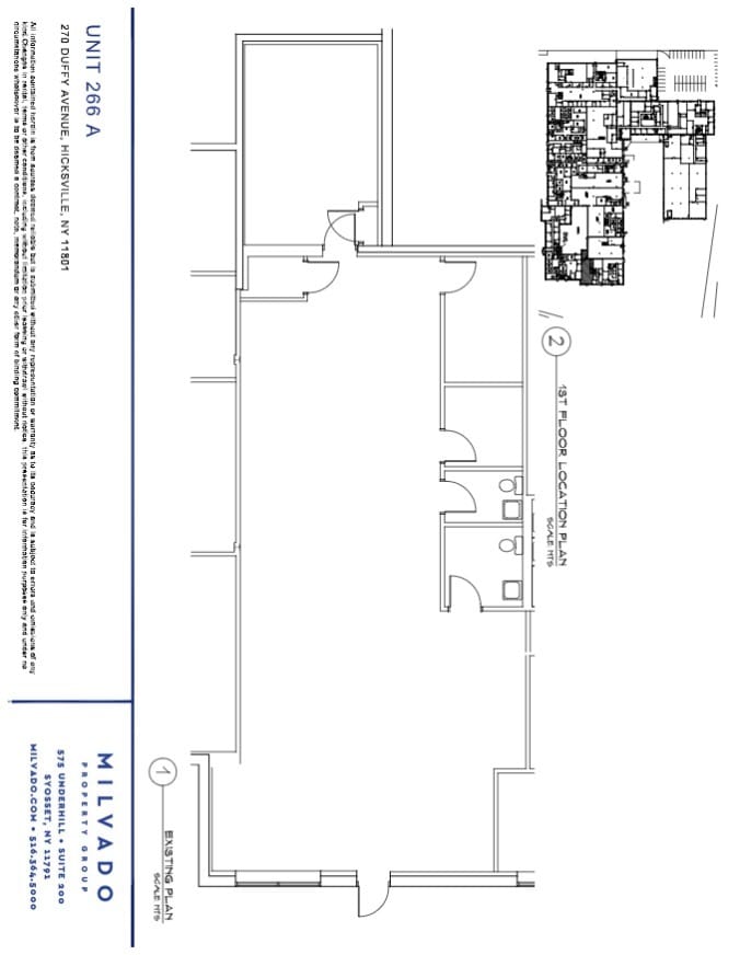 270-278 Duffy Ave, Hicksville, NY à louer Plan d’étage– Image 1 sur 1