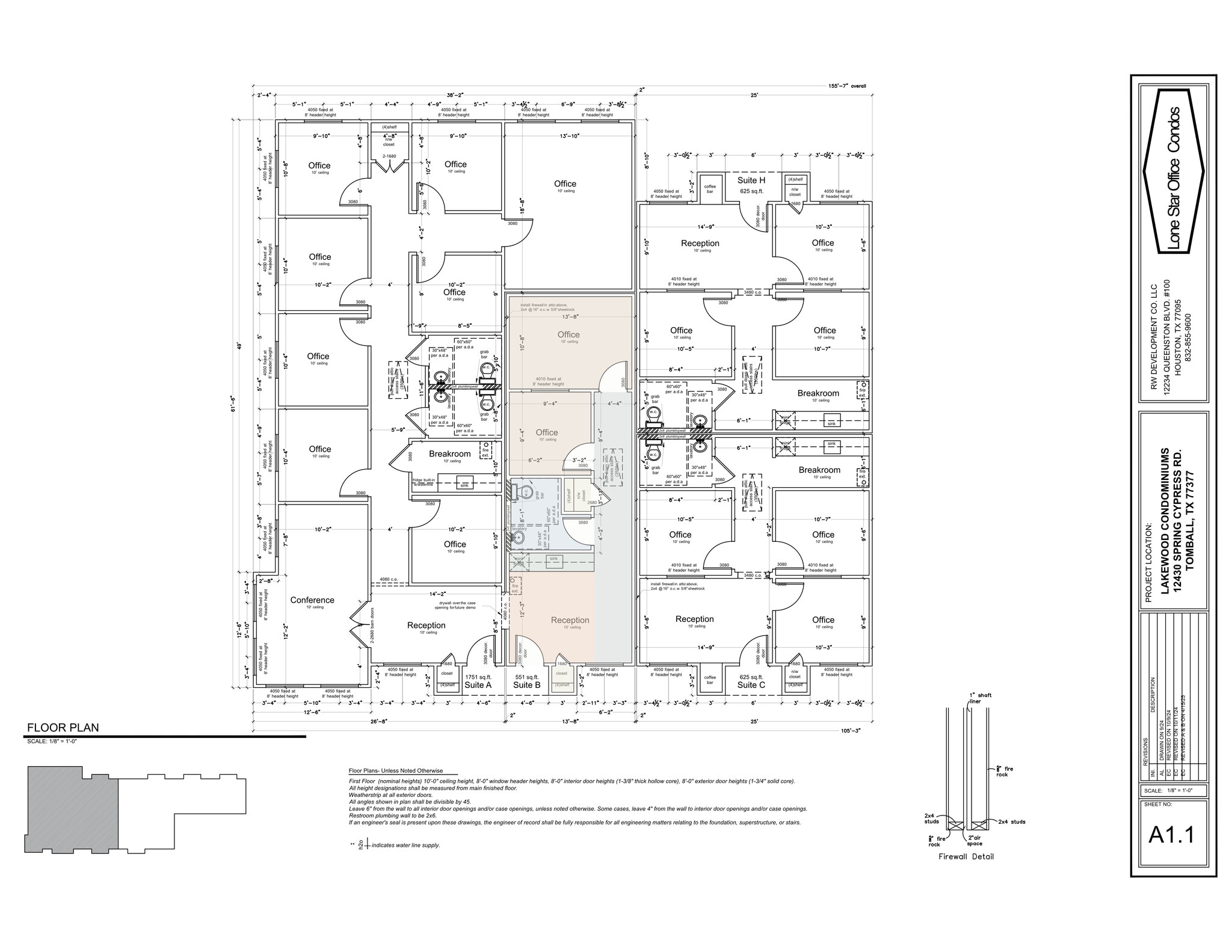 12410 Spring Cypress Rd, Tomball, TX à louer Plan d’étage– Image 1 sur 1
