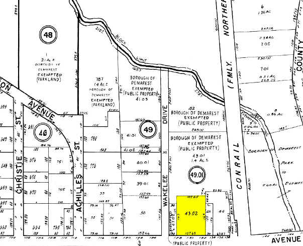 126--132 Hardenburgh Ave, Demarest, NJ à louer - Plan cadastral – Image 2 sur 2