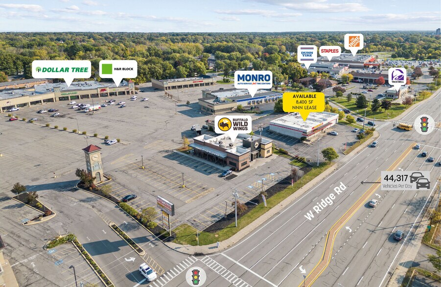 1460 Ridge Rd W, Rochester, NY à louer - Photo de l’immeuble – Image 2 sur 5