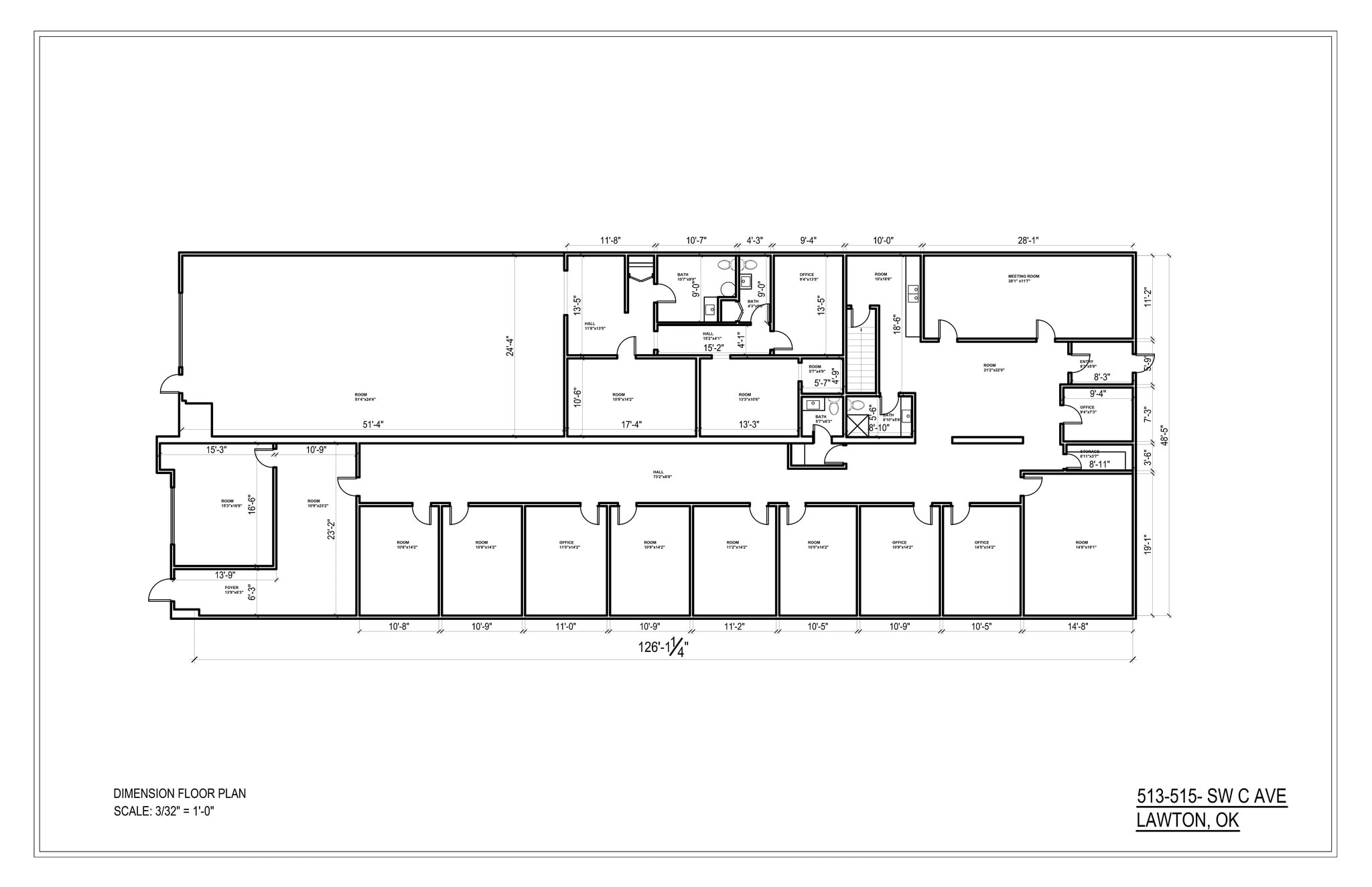 513-515 SW C Ave, Lawton, OK à louer Plan de site– Image 1 sur 6