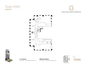 2200 Ross Ave, Dallas, TX à louer Plan d’étage– Image 1 sur 1