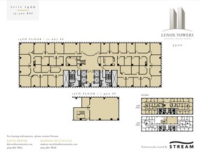 3400 Peachtree Rd NE, Atlanta, GA à louer Plan d’étage– Image 1 sur 1