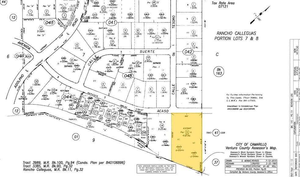 1270 Avenida Acaso, Camarillo, CA à louer - Plan cadastral – Image 3 sur 6