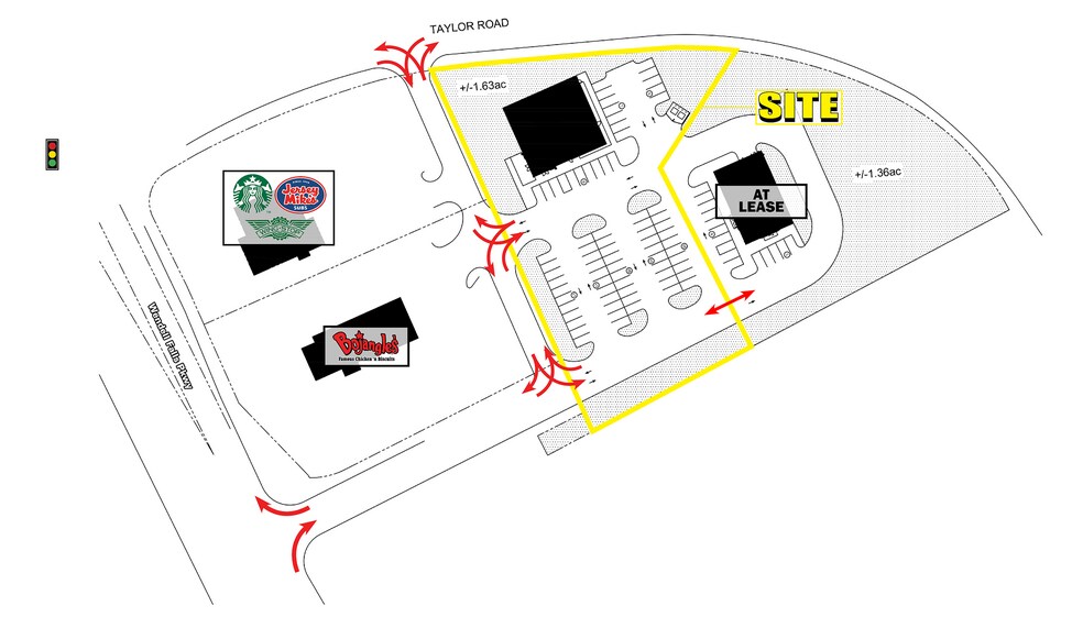 Wendell Falls Pkwy, Wendell, NC à louer - Plan de site – Image 2 sur 4