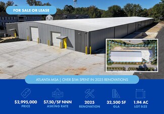 Plus de détails pour 701 Lovvorn Rd, Carrollton, GA - Industriel/Logistique à vendre