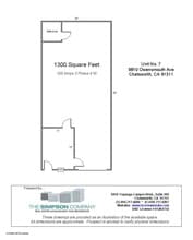 9810-9820 Owensmouth Ave, Chatsworth, CA à louer Plan d’étage– Image 1 sur 1