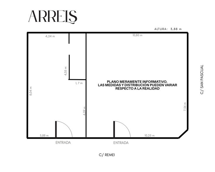 Calle San Pascual, 30, Castelló de la Plana, Castellón à louer - Plan de site – Image 2 sur 13