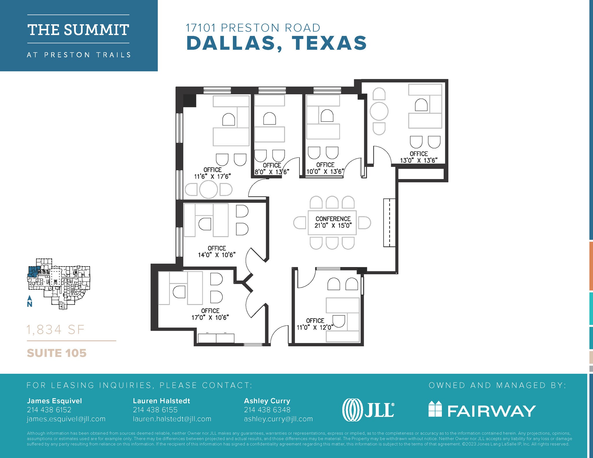 17101 Preston Rd, Dallas, TX à louer Plan d’étage– Image 1 sur 1
