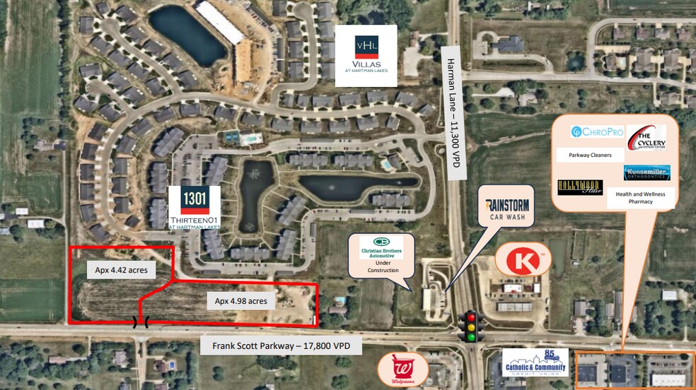 Hartman Lakes, Shiloh, IL à vendre - Aérien – Image 2 sur 4