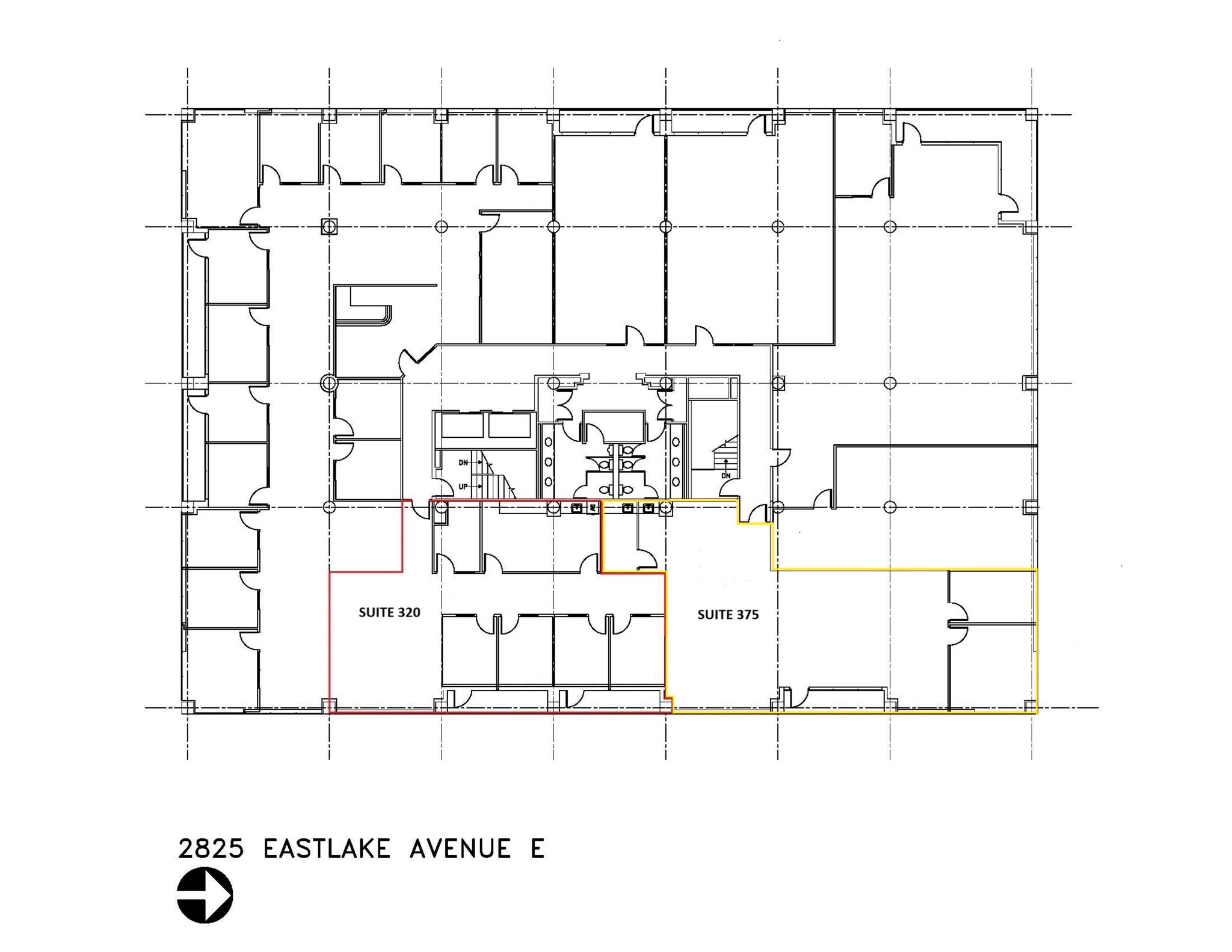 2825 Eastlake Ave E, Seattle, WA à louer Plan de site– Image 1 sur 2