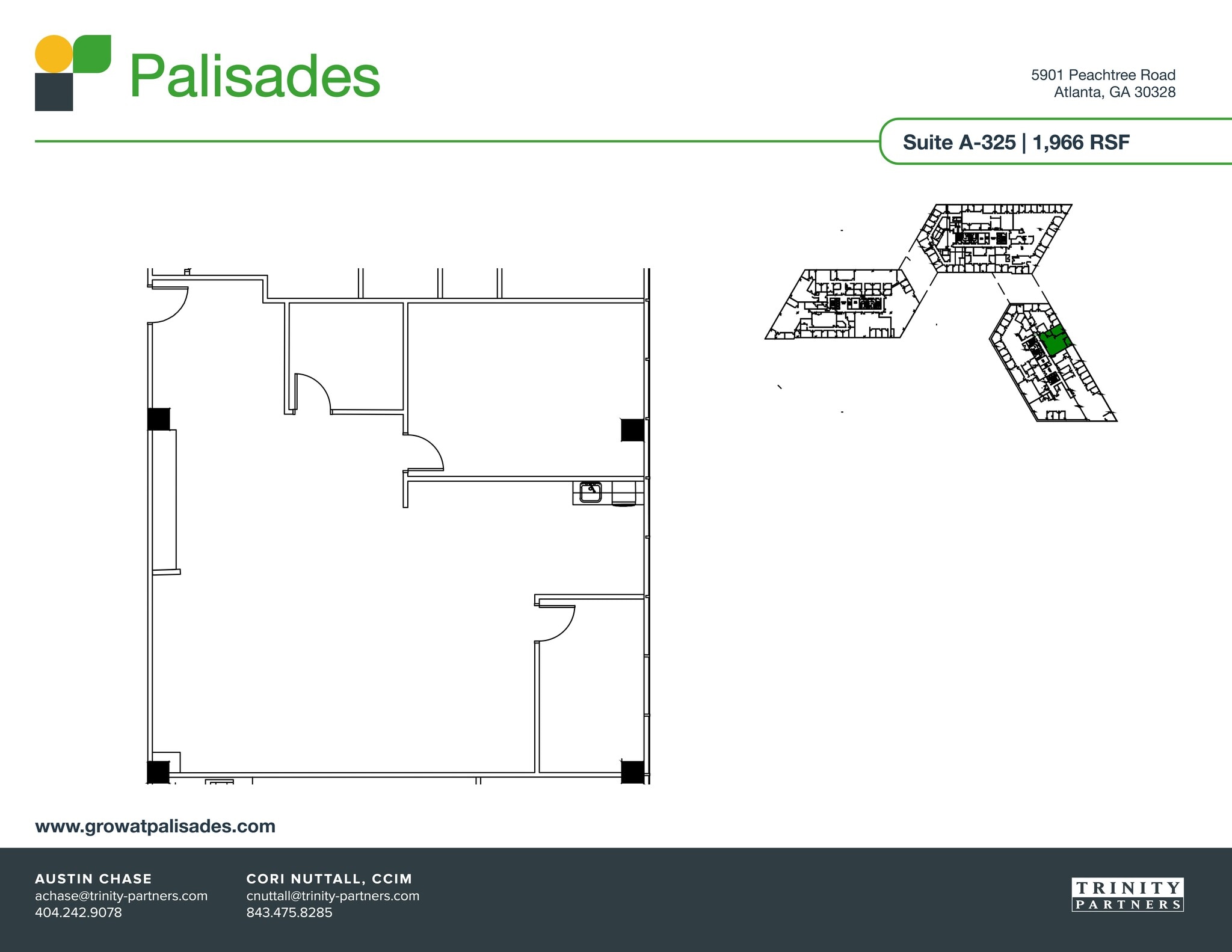5901 Peachtree Dunwoody Rd NE, Atlanta, GA à louer Plan de site– Image 1 sur 1