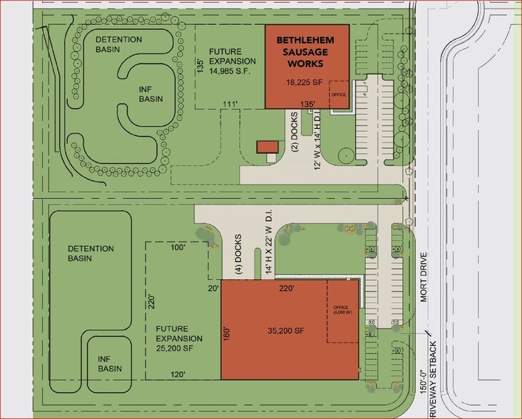 110 Mort Dr, Easton, PA à louer - Plan cadastral – Image 2 sur 2
