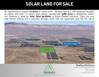 Plus de détails pour 15500 W Ave A, Fairmont, CA - Terrain à vendre