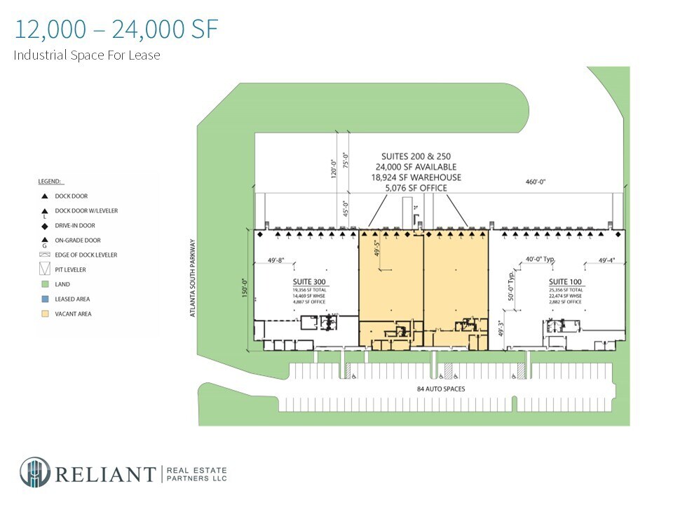560 Atlanta S Pky, College Park, GA à louer Plan d’étage– Image 1 sur 1