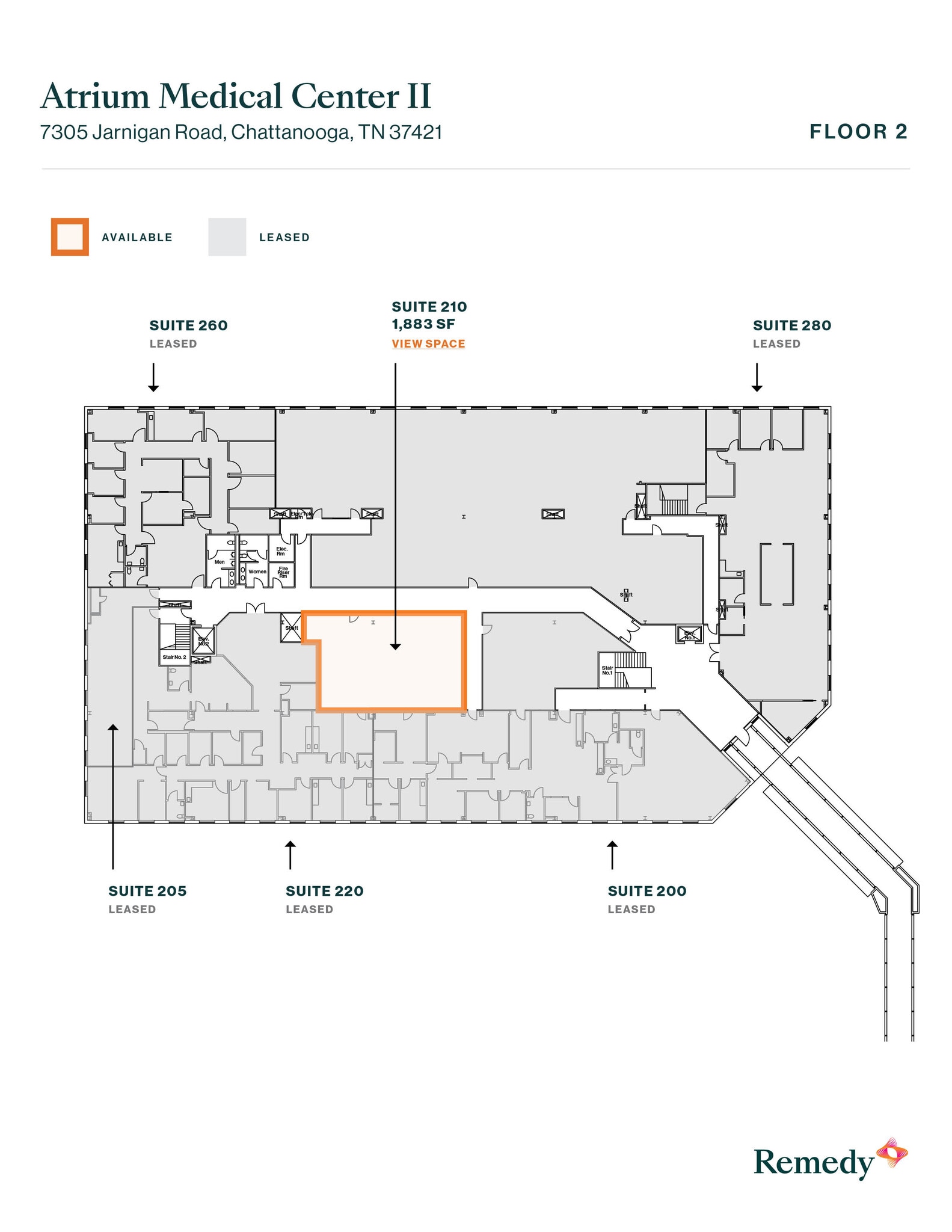 7305 Jarnigan Rd, Chattanooga, TN à louer Plan d’étage– Image 1 sur 1