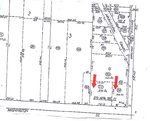 3150 E Washington Rd, Phoenix, AZ à vendre - Plan cadastral – Image 2 sur 4