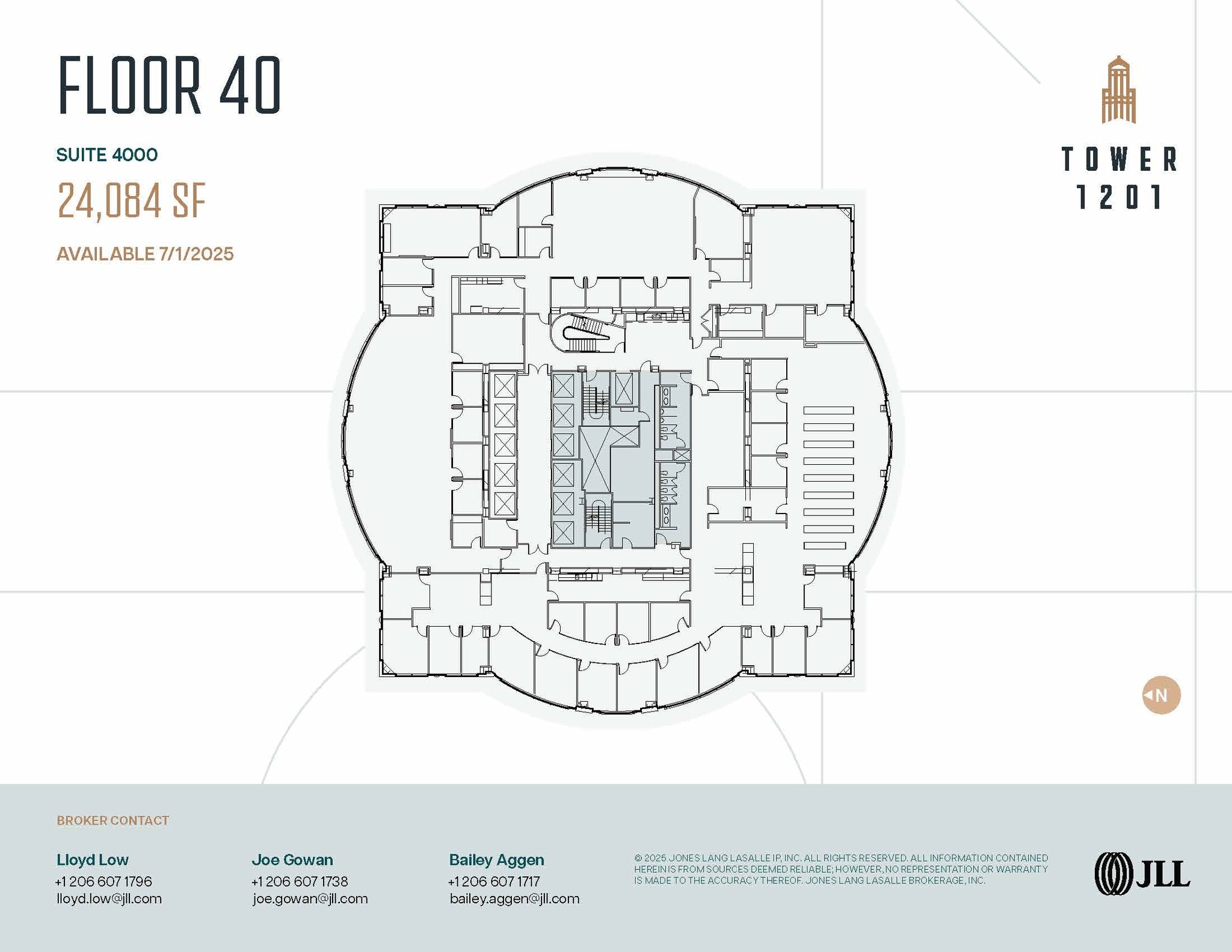 1201 3rd Ave, Seattle, WA à louer Plan d’étage– Image 1 sur 1