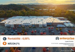 Mâcon, SEL - VUE AÉRIENNE  vue de carte