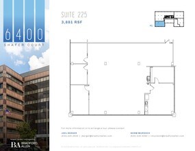 6400 Shafer Ct, Rosemont, IL à louer Plan d’étage– Image 1 sur 1