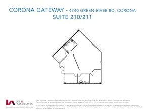 4740 Green River Rd, Corona, CA à louer Plan d’étage– Image 1 sur 2