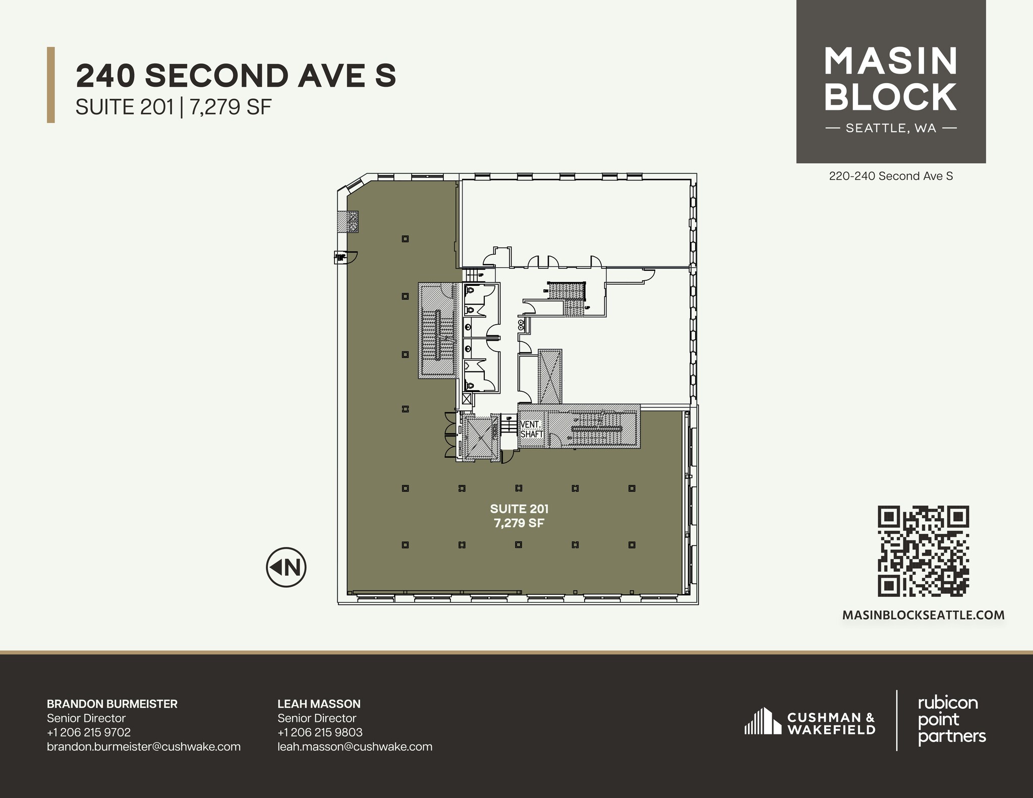 222 2nd Ave S, Seattle, WA à louer Plan de site– Image 1 sur 1