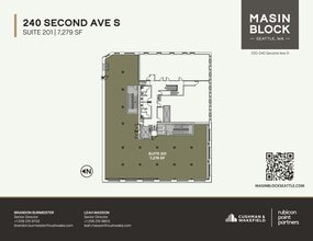 222 2nd Ave S, Seattle, WA à louer Plan de site– Image 1 sur 1