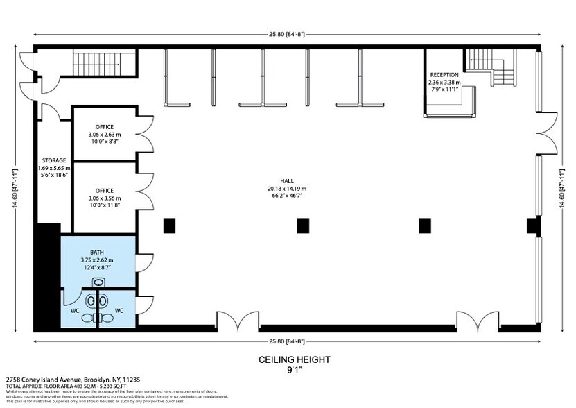 2758 Coney Island Ave, Brooklyn, NY à louer - Plan d’étage – Image 2 sur 19