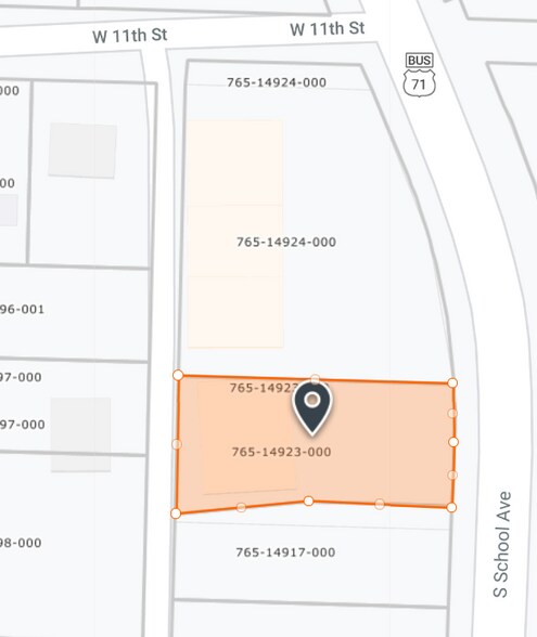 1153 S School Ave, Fayetteville, AR à vendre - Plan cadastral – Image 3 sur 6