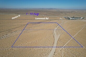 Lenwood Rd, Barstow, CA - Vue aérienne vue de carte - Image1