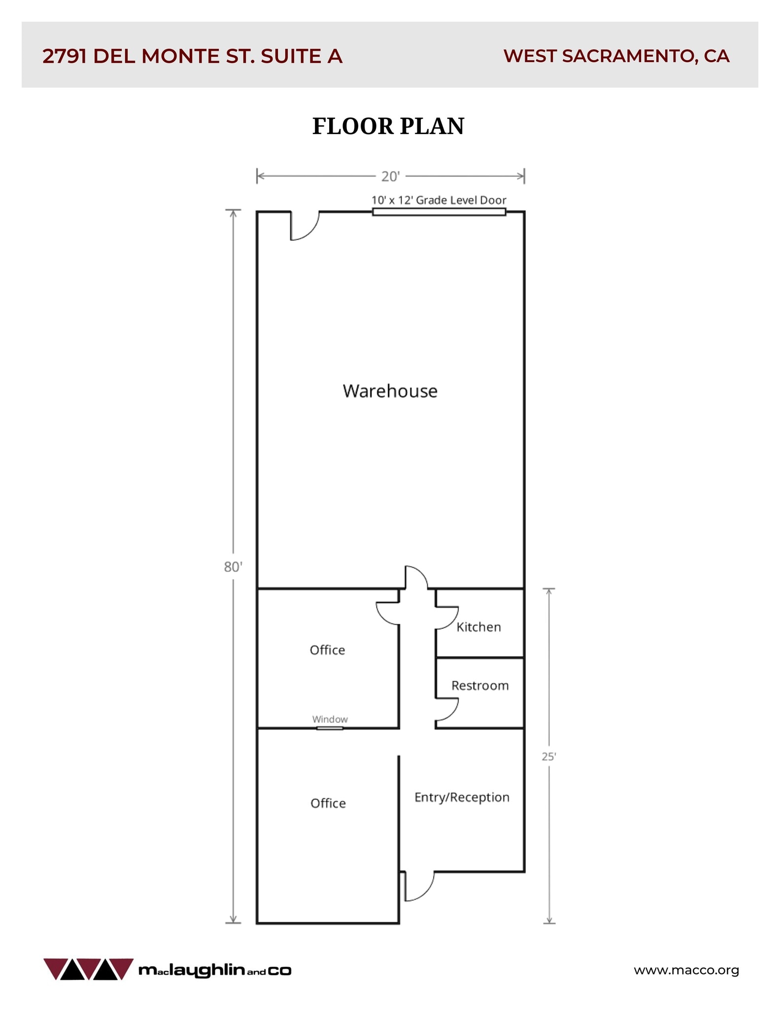 2791 Del Monte St, West Sacramento, CA à louer Plan de site– Image 1 sur 1