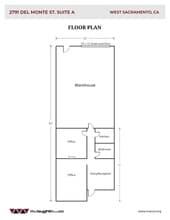 2791 Del Monte St, West Sacramento, CA à louer Plan de site– Image 1 sur 1