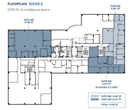 700 Highlander Blvd, Arlington, TX à louer Plan d’étage– Image 1 sur 1
