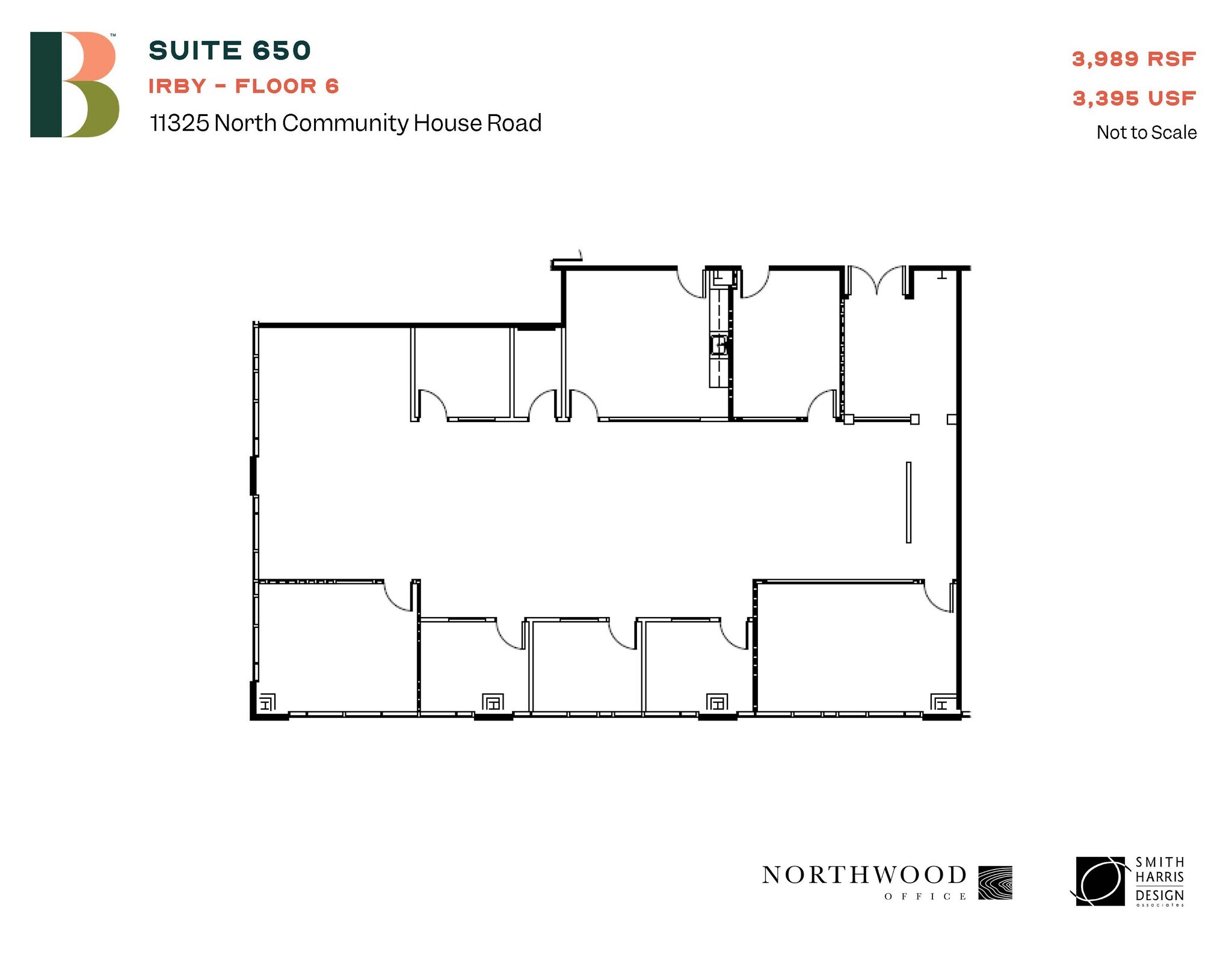 11325 N Community House Rd, Charlotte, NC à louer Plan d’étage– Image 1 sur 1
