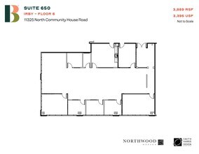 11325 N Community House Rd, Charlotte, NC à louer Plan d’étage– Image 1 sur 1