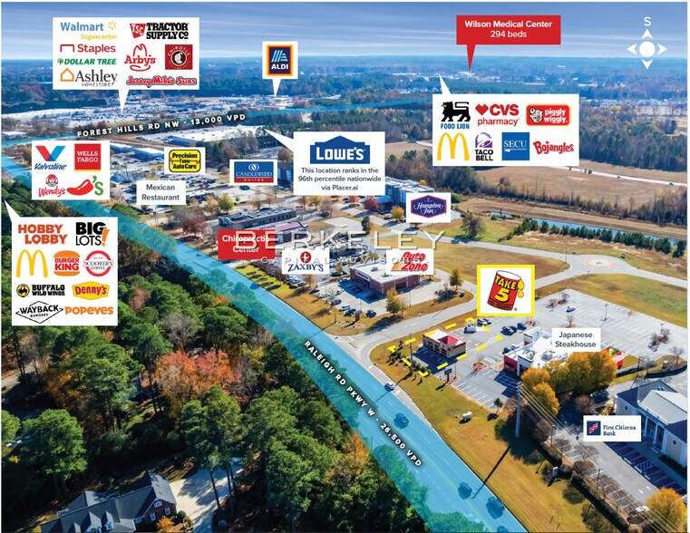 3101 Raleigh Road Pky W, Wilson, NC à vendre - Photo de l’immeuble – Image 3 sur 5