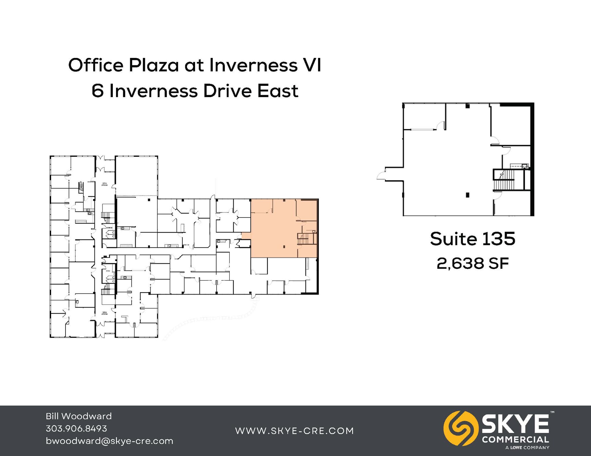 6 Inverness Ct E, Englewood, CO à louer Plan d’étage– Image 1 sur 1