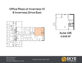 6 Inverness Ct E, Englewood, CO à louer Plan d’étage– Image 1 sur 1