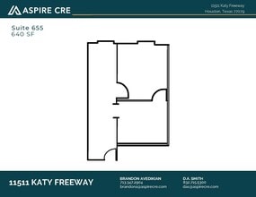 11511 Katy Fwy, Houston, TX à louer Plan d’étage– Image 1 sur 1