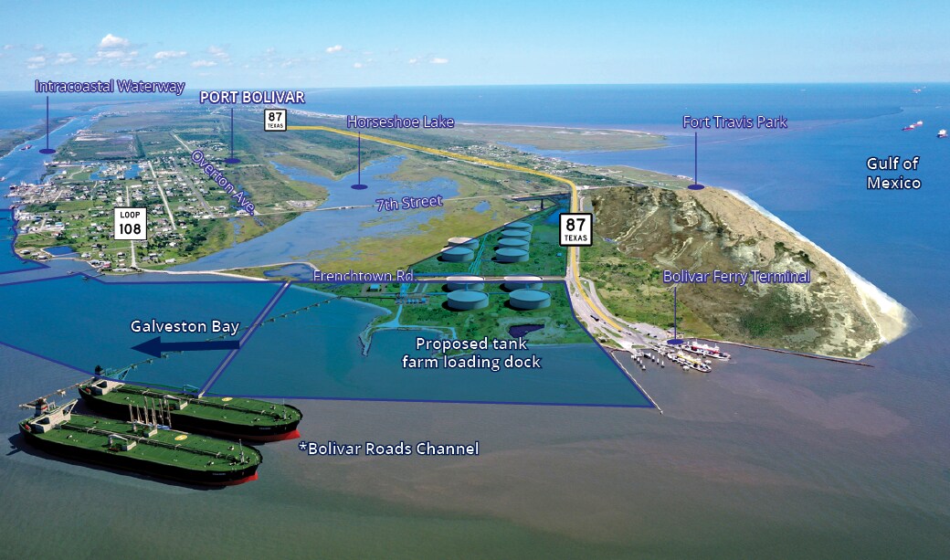 ±257.8 Acres on Hwy 87, Port Bolivar, TX à vendre Photo de l’immeuble– Image 1 sur 2