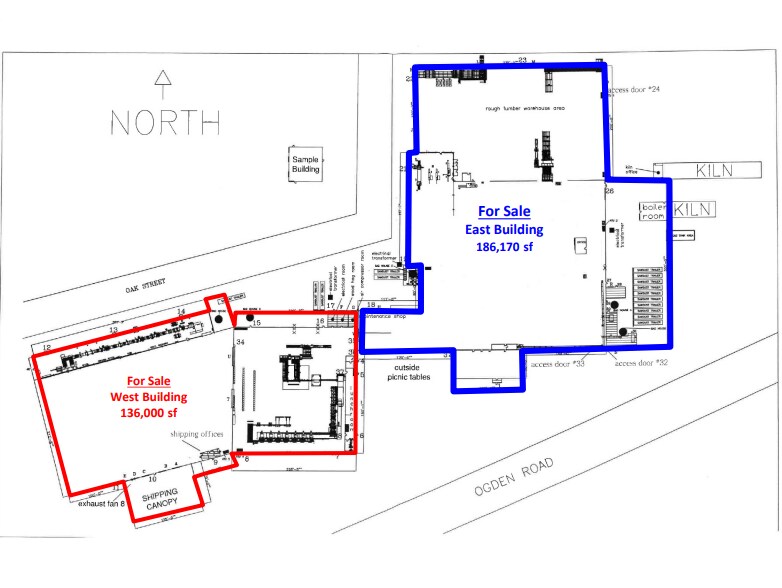 970 Ogden Rd, Peshtigo, WI à louer - Plan de site – Image 2 sur 7