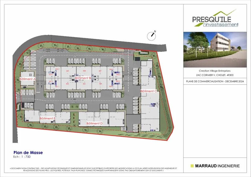 Local d'activités dans Cholet à vendre - Plan de site – Image 2 sur 2