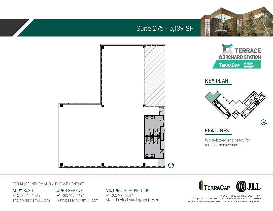 5575 DTC Pky, Greenwood Village, CO à louer Plan d’étage– Image 1 sur 1