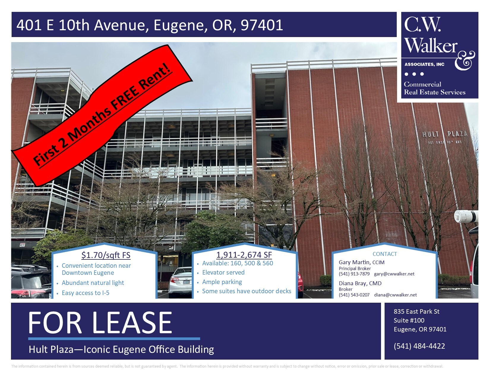 401 E 10th Ave, Eugene, OR à louer Photo principale– Image 1 sur 6